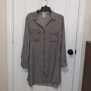 Philosophy shirt dress